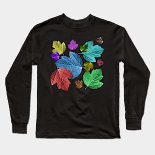 colorful autumn leaves, nature, tree, leaf Long Sleeve T-Shirt